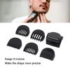 Beard Trimmer Head Comb, Shaver Trimmer Head, Beard Trimmer Attachment, Replacement Grooming 5pcs Guided Comb Trimming Set for Series 5 view 3