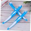 minkissy 6pcs Teeth Cleaner Brush Denture Brush Head False Teeth Denture Cleaning Soft for Care view 3