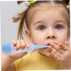 minkissy 2 Sets Sonic Toothbrush for Boys and Girls Baby Electric Toothbrush Fun Cartoon Shape Safe Soft Bristles Non-Slip Comfortable to Hold view 3