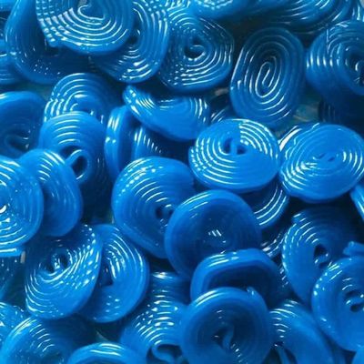 Blue Raspberry Wheels 1 Kilo Bulk Bag 1KG Assorted Sweet Pick and Mix for Parties, Gifts, and Sharing by Candy Hive