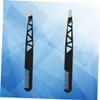 Didiseaon 4pcs Dual-use Eyebrow Tweezer for Brow Grooming Kit Makeup Tool for Shaping Makeup Accessories for Women view 4