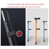 ZURBAQD Underarm Crutches, Crutches for Adults, Medical Crutches with Comfy Handle, Retractable Lightweight Walking Stick (Grey) (Blue) Warm as ever view 4