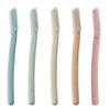 Eyebrow Razors Eyebrow Razors Shaper Trimmer Shaver Facial Hair Remover Exfoliating Dermaplaning Tool with Precision Cover Cosmetic Exfoliating Makeup for Women and Men - 5PCS view 1