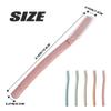 Eyebrow Razors Eyebrow Razors Shaper Trimmer Shaver Facial Hair Remover Exfoliating Dermaplaning Tool with Precision Cover Cosmetic Exfoliating Makeup for Women and Men - 5PCS view 2