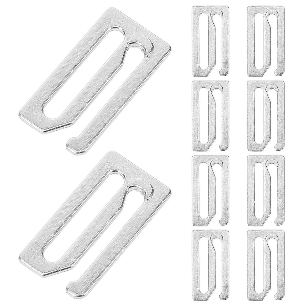 Beavorty Barber Apron Buttons Set of 10 Clips for Barber Cape Iron Buckles for Salons