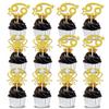 12Pcs Cancer Cupcake Topper, Big Cancer Energy/Cancer Season, 12 Constellation June/July Birthday Cupcake Decoration, Horoscope Astrology Birthday Party Supplies, Gold Glitter view 1