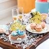 12Pcs Cancer Cupcake Topper, Big Cancer Energy/Cancer Season, 12 Constellation June/July Birthday Cupcake Decoration, Horoscope Astrology Birthday Party Supplies, Gold Glitter view 3