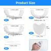 1 Pairs Instant Veneers Dentures, Whitening Cosmetic Temporary Tooth Set Fake False Teeth Clip in Veneers Teeth with Heart Box, Snap on Veneers Teeth Top Bottom for Men Women Regain Confident Smile view 2