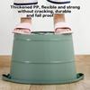 1pc Plastic Bucket Foot Tub Bath Bucket Bathroom Foot Wash Basin Laundry Buckets Portable Water Container Bathroom Accessory (Green) lofty ambition Beauty Comes view 2