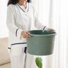 1pc Plastic Bucket Foot Tub Bath Bucket Bathroom Foot Wash Basin Laundry Buckets Portable Water Container Bathroom Accessory (Green) lofty ambition Beauty Comes view 4
