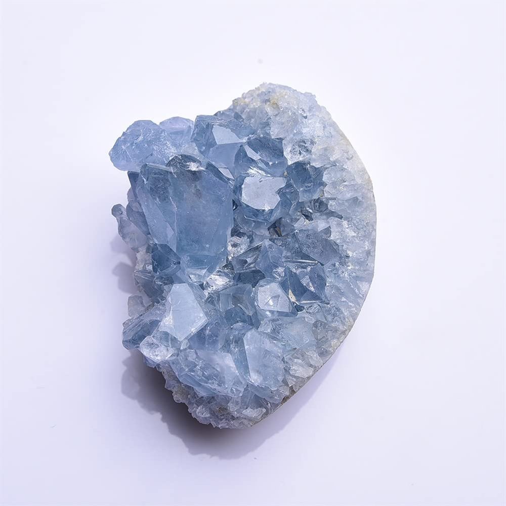 home decoration Home Decor, Natural Blue Celestite Crystal Cluster 100-300g Stones for Teaching Dream Home Decor Gifts,Natural Crystal Draw(Size:500-700g)