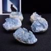home decoration Home Decor, Natural Blue Celestite Crystal Cluster 100-300g Stones for Teaching Dream Home Decor Gifts,Natural Crystal Draw(Size:500-700g) view 4