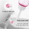 Brigtviee Portable Bidet for Perineal Douching, Peri Bottles for Postpartum Care, 500ml Large Portable Perineal Bottle with 60 Angled Spout & Direct Nozzle & Storage Bag, Douche Bottles,Purple view 4