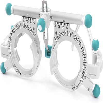 CFDZCP Adjustable Optical Trial Lens Frame PD 48-80Mm, Pure Titanium Optic Trial Eye Optometry Test Optician With Changeable Cylinder AxisOptometry Lens Frame