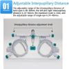 CFDZCP Adjustable Optical Trial Lens Frame PD 48-80Mm, Pure Titanium Optic Trial Eye Optometry Test Optician With Changeable Cylinder AxisOptometry Lens Frame view 2