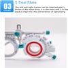 CFDZCP Adjustable Optical Trial Lens Frame PD 48-80Mm, Pure Titanium Optic Trial Eye Optometry Test Optician With Changeable Cylinder AxisOptometry Lens Frame view 4