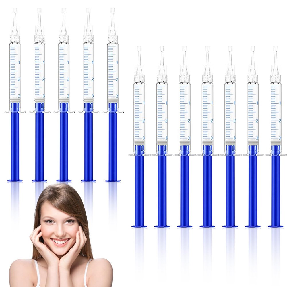 35% Teeth Whitening Gels Refills Gel 12 Pcs 3ml Teeth Whitening Gel Kit Suitable for Home, Office or Travelling,Tooth Whitener Gels for Sensitive Teeth