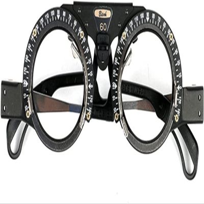 CFDZCP PD 48-70mm Titanium Optometry Trial Frame, Professional Adjustable Optical Trial Lens Frame Eye Optometry Glasses Frame Adjustable Nose Rest