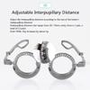CFDZCP Titanium Optometry Trial Frame, Fixed Interpupillary Distance Temples Adjustable, Glasses Trial Frame Eye Optometry Lens Frame Test Optician(Size:5PCS) view 4