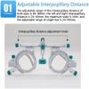 CFDZCP Adjustable Optometry Optic Trial Frame, Pure Titanium Optometry Trial Frame, 5 Lenses Can Be Inserted Into The Trial Frame view 2