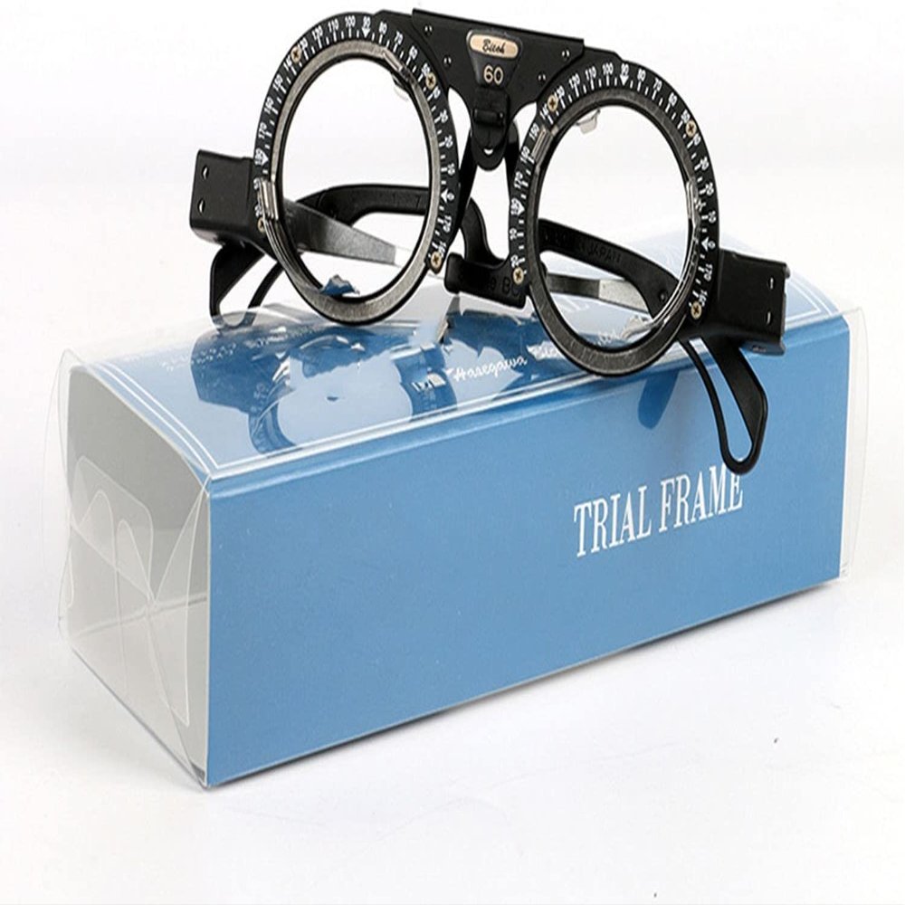 CFDZCP Adjustable Titanium Optometry Trial Frame PD 48-70mm Light Weight Optic Trial Lens Frame Eye Protection Accessories For Eyeglasses Shop