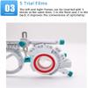 CFDZCP Adjustable Trial Frame Optical Trial Lens Frame PD 48-80mm Adjustable Temple Length And Nose Rest, For Eyeglasses Shop Optometry Optician view 4