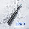 Electric Toothbrush, Rechargeable Toothbrush with 8 Brush Heads, IPX7 Waterproof Design, 6 Cleaning Modes, Fast Charge 4 Hours Last 30 Days, for Women Men (Black, 22x2.5x2.5cm) view 4
