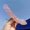 Natural Stone Natural Cherry Blossom Pink Quartz Stick,Powder Crystal Quartz(Size:1pc) view 4