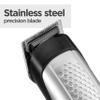 BaByliss Lithium Power Beard Trimmer  Cordless Grooming Kit with Stainless Steel Blades, Nose & Ear Trimmer, 14 Cutting Lengths (0.510mm), USB Charging, 80-Minute Runtime, T812U view 4