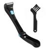 SMELEYOU Men's DIY Back Hair Razor, Electric Body Groomer, Foldable Handle, Black, Battery Operated (Alkaline), Foil Head, Minimalist Style, Dark Color Family view 1
