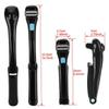 SMELEYOU Men's DIY Back Hair Razor, Electric Body Groomer, Foldable Handle, Black, Battery Operated (Alkaline), Foil Head, Minimalist Style, Dark Color Family view 3