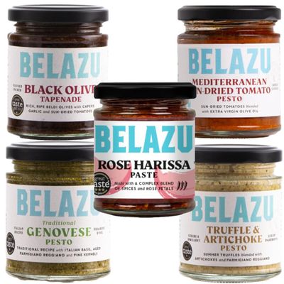 Belazu Bundle - Tapenade, Harissa, Tomato, Genovese, Truffle - (Pack of 5)