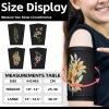 Vabean 4 Pcs PICC Line Cover Sleeve PICC Upper Arm Cover Soft Breathable Elastic Line Sleeve for Women Men Adult, Black Color, Large view 2