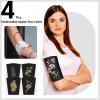 Vabean 4 Pcs PICC Line Cover Sleeve PICC Upper Arm Cover Soft Breathable Elastic Line Sleeve for Women Men Adult, Black Color, Large view 3