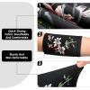 Vabean 4 Pcs PICC Line Cover Sleeve PICC Upper Arm Cover Soft Breathable Elastic Line Sleeve for Women Men Adult, Black Color, Large view 4