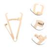 FRCOLOR 2pcs Body Fat Caliper Handheld Skinfold Caliper Body Fat Measurement Device for Men Women for Accurate view 2