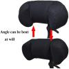 CAFIEDR Wheelchair Headrest Neck Support, Wheelchair Headrest Neck Support Comfortable Seat Back Cushion Pillow Adjustable Wheelchairs Pillow,Aluminum Alloy view 3