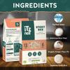 iTz noT jusT Sticky Rice (Pack of 6, 200g Each) Ready Cooked, Shirataki, Moyu, Konjac Plant Fibre Pasta, Low Carb, & No Added Preservatives, Healthy, Gluten Free, Gut Health. 100% Natural view 4