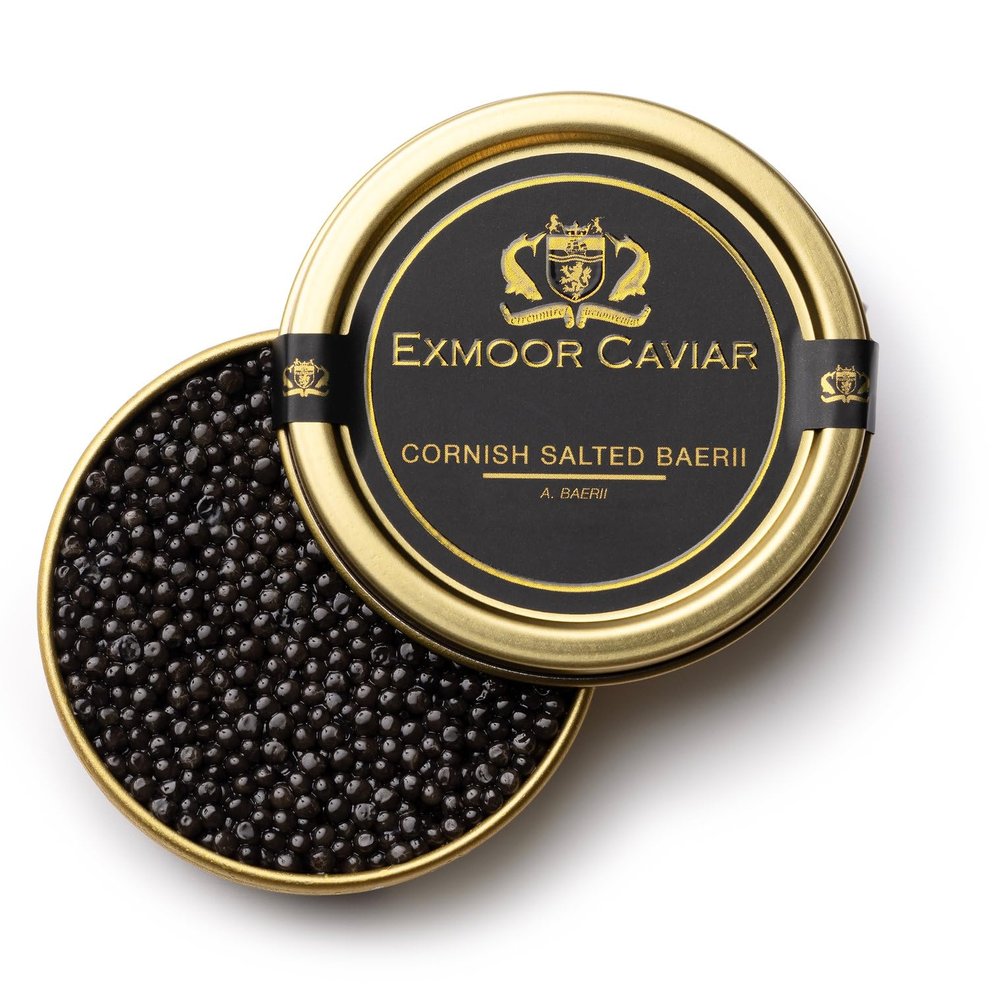Exmoor Caviar - Cornish Salted Baerii Caviar (500, Grams)