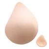 NARCISA 1 Piece Cotton Ventilated Breast Sponge Mastectomy Breast Prosthesis Breast Shaped Bra Insert, Spiral Type (Left), XL view 1
