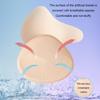 NARCISA 1 Piece Cotton Ventilated Breast Sponge Mastectomy Breast Prosthesis Breast Shaped Bra Insert, Spiral Type (Left), XL view 2