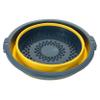 PLAFOPE Portable Foldable Wash Basin for Face and Foot Washing Thickened Navy Mini Bathroom Basin for Home Student Dormitory and Travel Use view 1