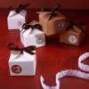 G Decor Eco-Friendly 24 Holiday Ribbon Gift Boxes Elegant DIY Advent Countdown Christmas Set view 4