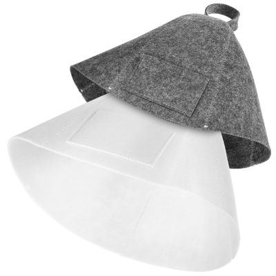 Healeved Lightweight Sauna Hat for Women Men Portable Bath Cap Hair Dry Feature