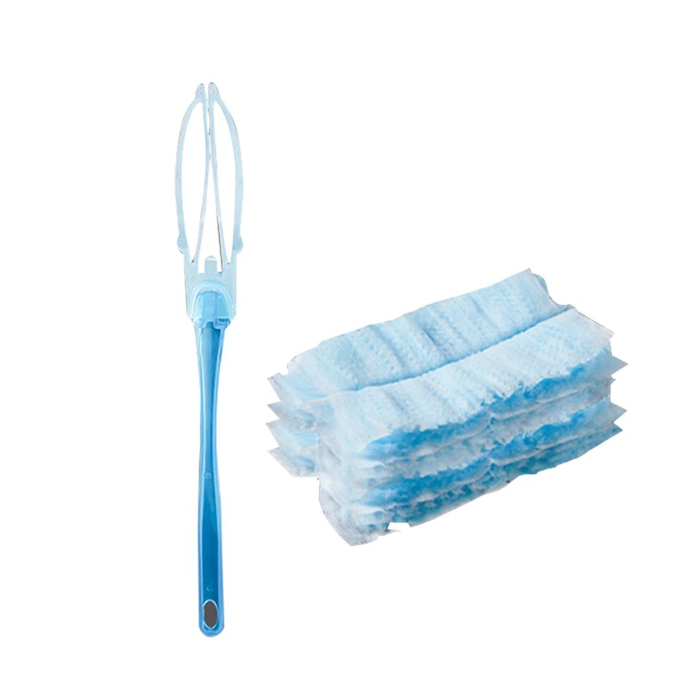 Home Cleaning Duster - Flash Dust Magnet Refills, Blue Duster Refills, Disposabl Duster | Electrostatic Duster Heads, Disposabl Dusters Refills Set, Dust Magnet Duster Flash For Home