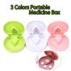 1Pcs Pill Tablet Cutter, Pill Splitter Pill Crusher for Small or Large Pills, Portable Medication Vitamin Organizer Box (Green) view 3