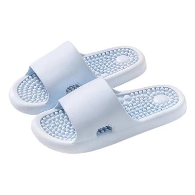 Acupressure Massage Slippers Plantar Fasciitis Pain Relief Foot Massager Reduce Feet Neuropathy Pain Relief and Tension Gift for Men Women(Color:Blue,Size:38/39 EU)
