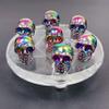 ICXLPMC NaturalElectroplated Metal Colour Gemstone Crystal Skull Stone Seven Star Array Ornament for Home DecorationStone Natural stones Home Collections view 1