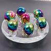 ICXLPMC NaturalElectroplated Metal Colour Gemstone Crystal Skull Stone Seven Star Array Ornament for Home DecorationStone Natural stones Home Collections view 3
