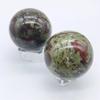 ICXLPMC Natural Dragon Blood Quartz Ball Crystals Stone Sphere for 25mm-60mm 1pc QINTINYIN Home Collections(Size:1PC 55mm-60mm) view 1